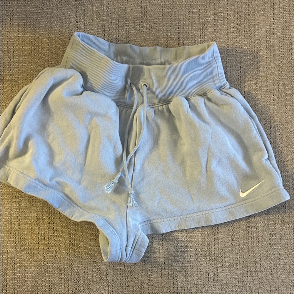 Nike Women's Sky Blue Athletic Shorts